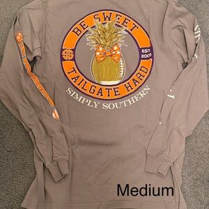 Simply Southern Gray Tailgate Long Sleeve
